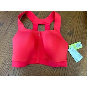 NWT All In Motion High Support Sports Bra 38D- Red